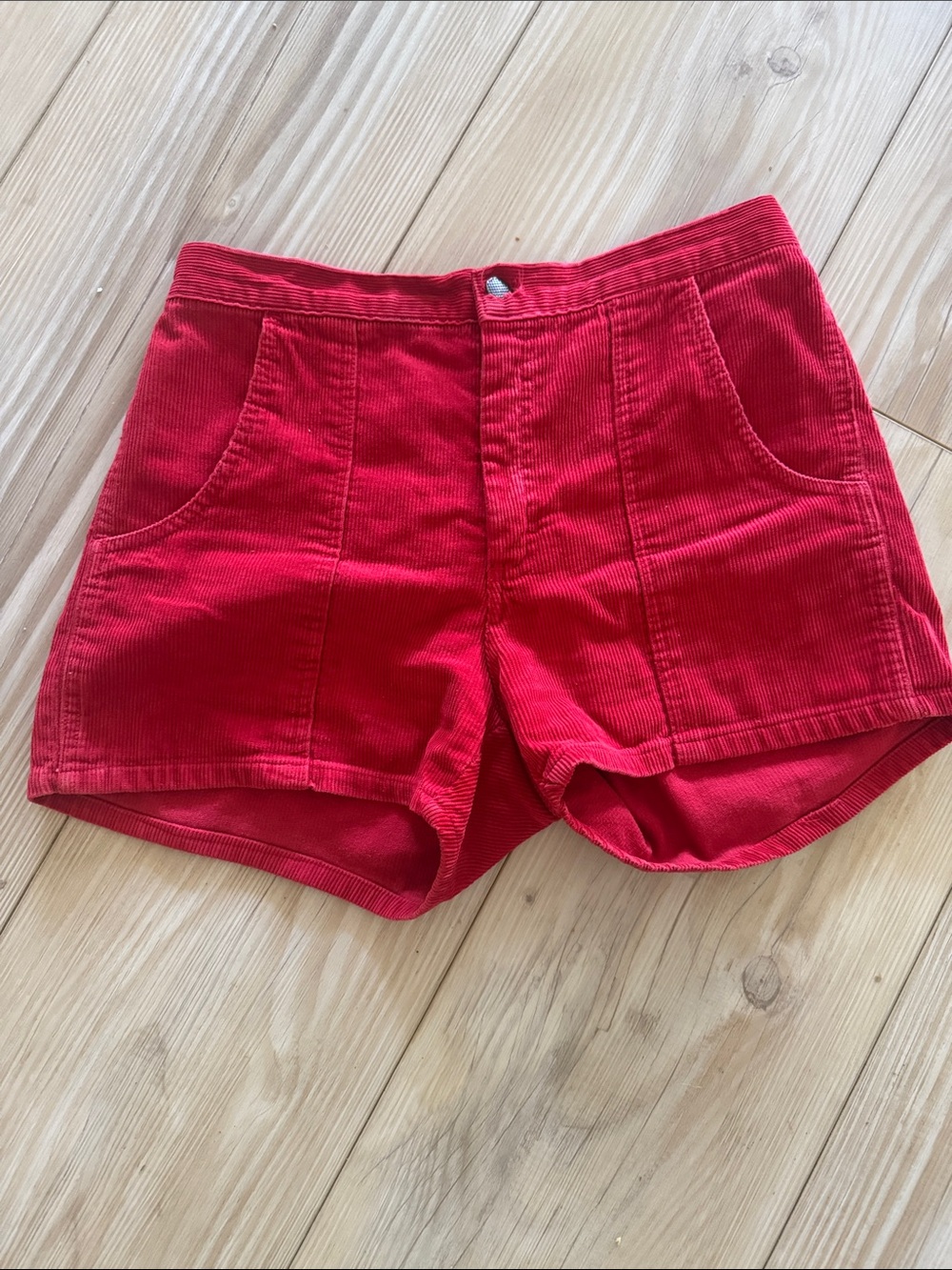 Vintage Corduroy Red Shorts - San Francisco Brand